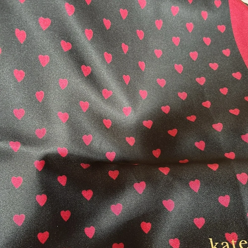 Kate Spade Mini Hearts bandana scarf